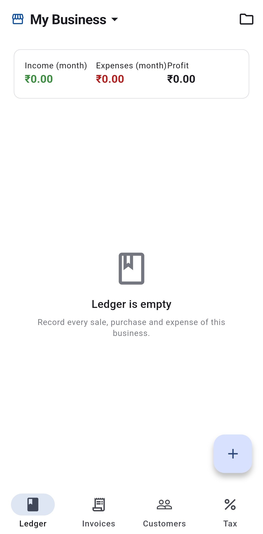 Business profile ledger